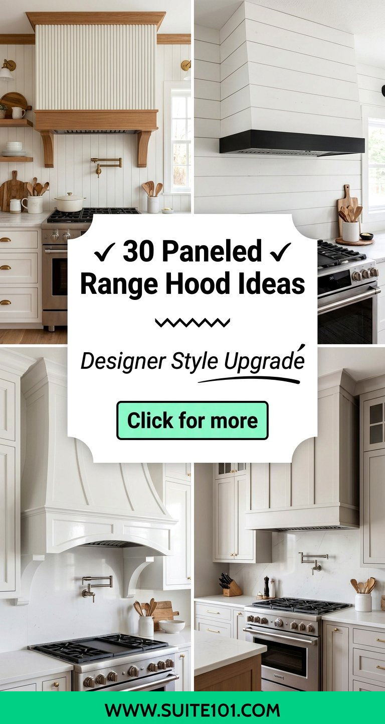 30 Paneled Range Hood Ideas That Add Designer Style Instantly - 30 Paneled Range Hood Ideas That Add Designer Style Instantly