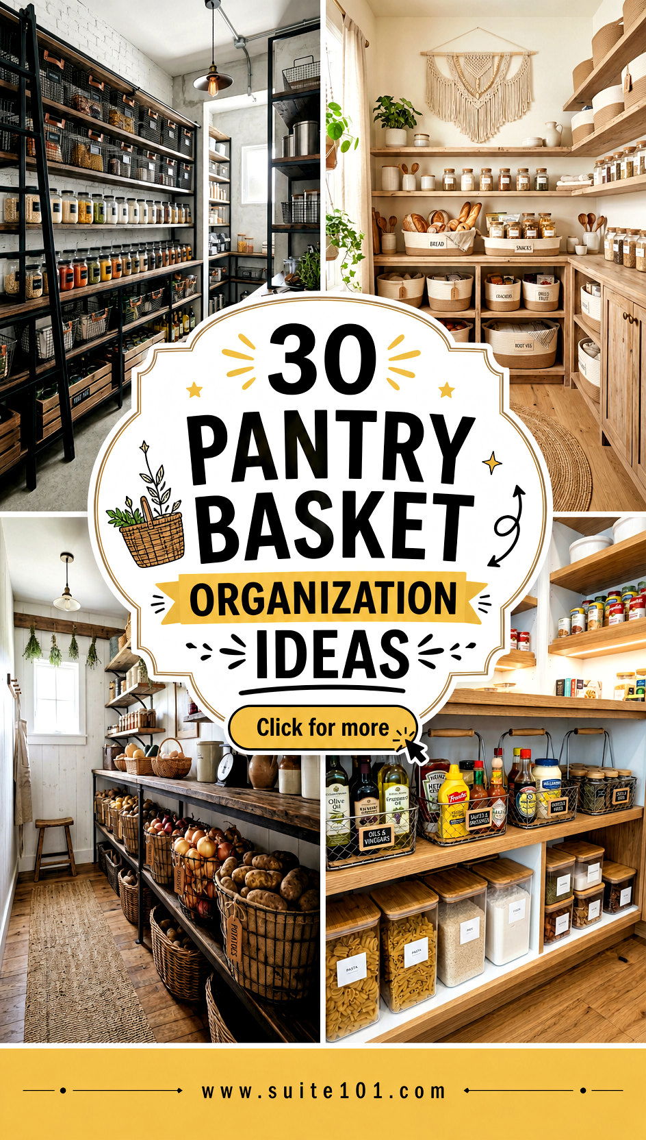 30 Pantry Basket Organization Ideas for a Clutter-Free Pantry - 30 Pantry Basket Organization Ideas for a Clutter-Free Pantry