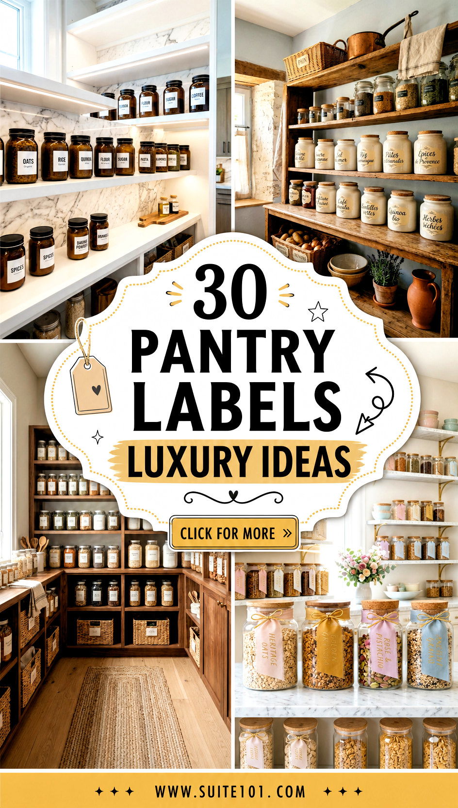 30 Pantry Labels Luxury Ideas for a Clean Stylish Setup - 30 Pantry Labels Luxury Ideas for a Clean, Stylish Setup