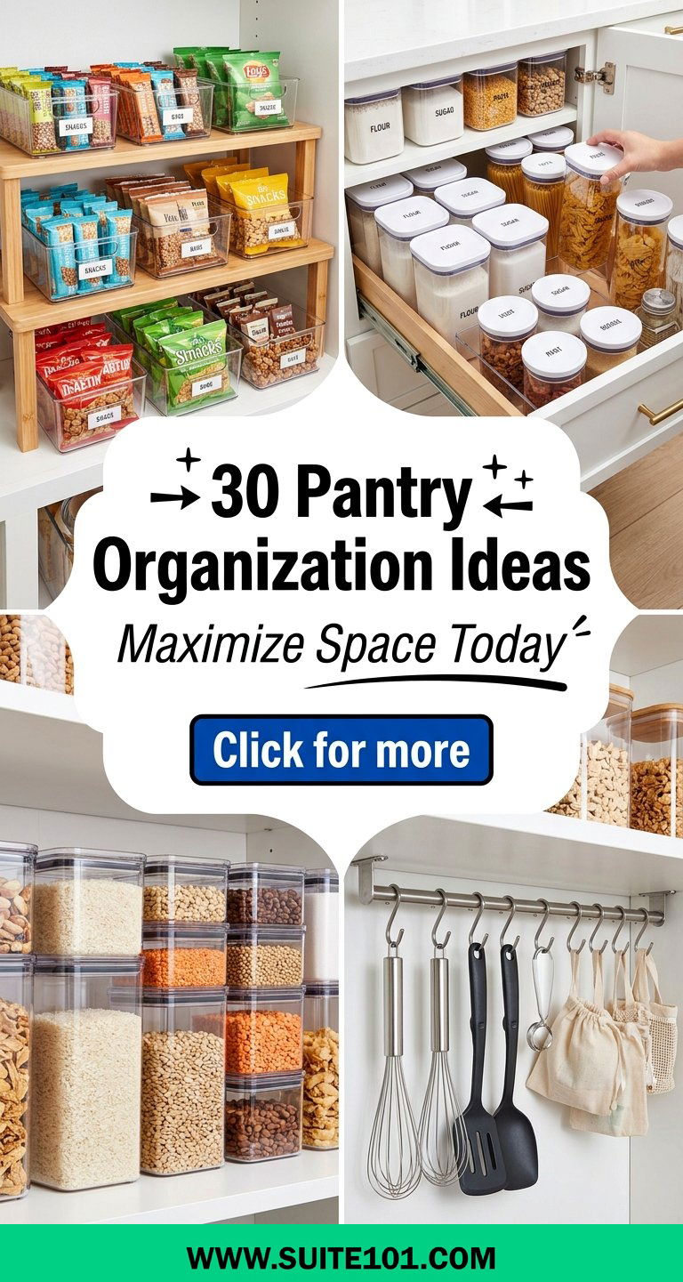 30 Pantry Organization Ideas to Maximize Space in Your Pantry - 30 Pantry Organization Ideas to Maximize Space in Your Pantry