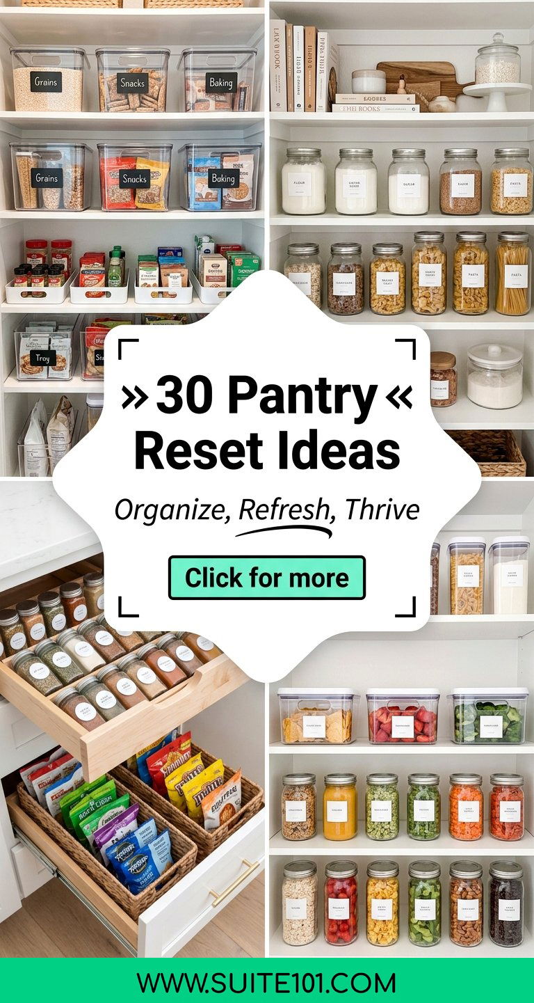 30 Pantry Reset Ideas to Organize Refresh and Thrive Daily - 30 Pantry Reset Ideas to Organize, Refresh, and Thrive Daily