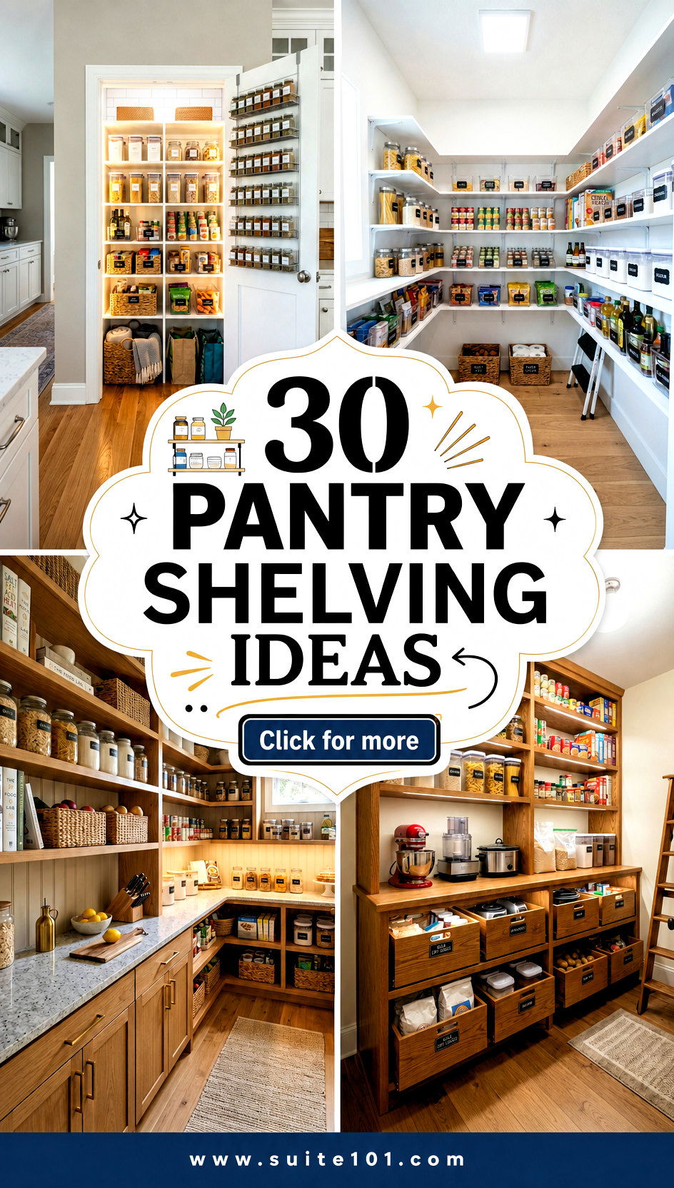 30 Pantry Shelving Ideas for a Smarter Kitchen Storage - 30 Pantry Shelving Ideas for a Smarter Kitchen Storage
