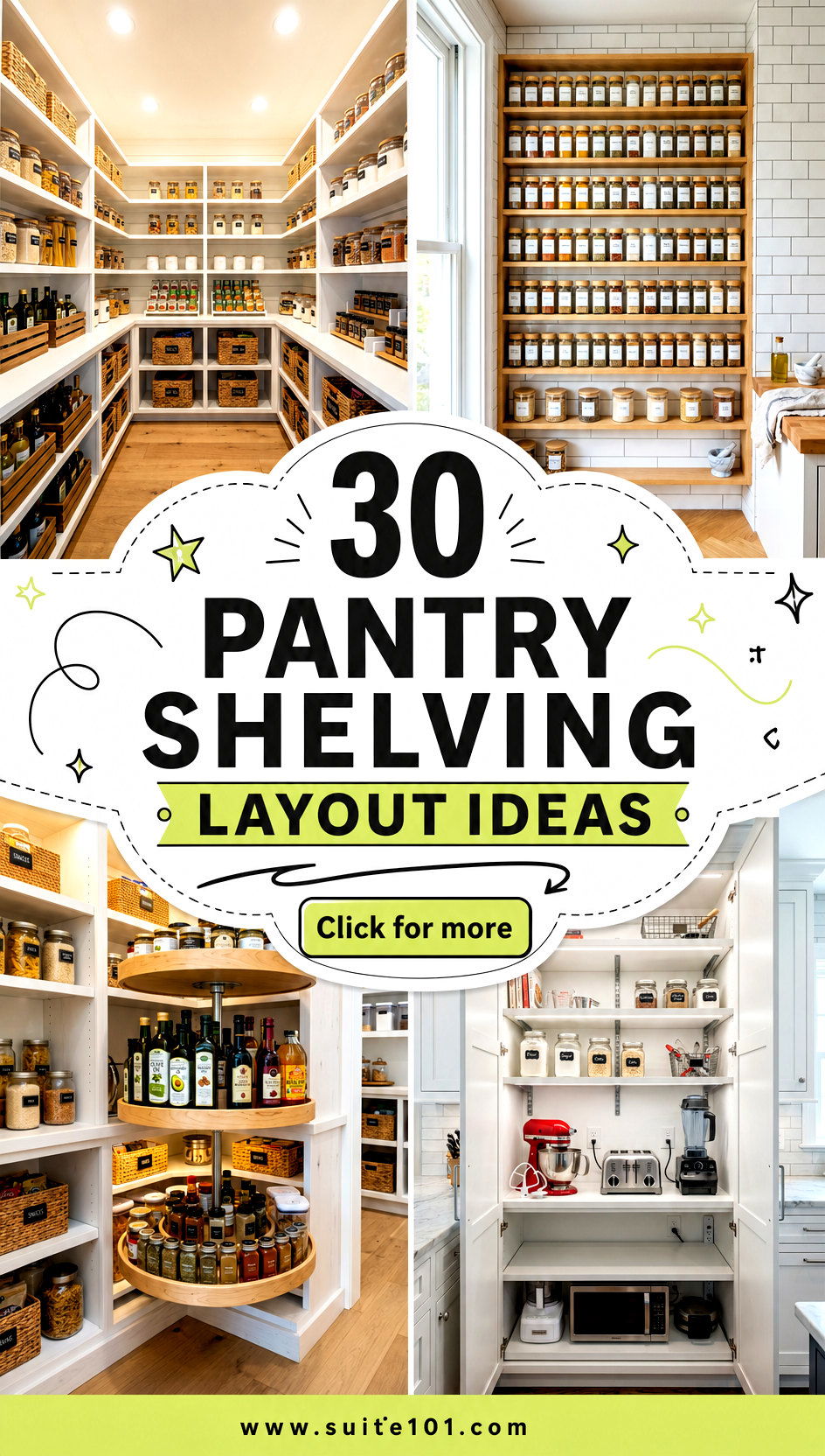 30 Pantry Shelving Layout Ideas for Easy Access and More Space - 30 Pantry Shelving Layout Ideas for Easy Access and More Space