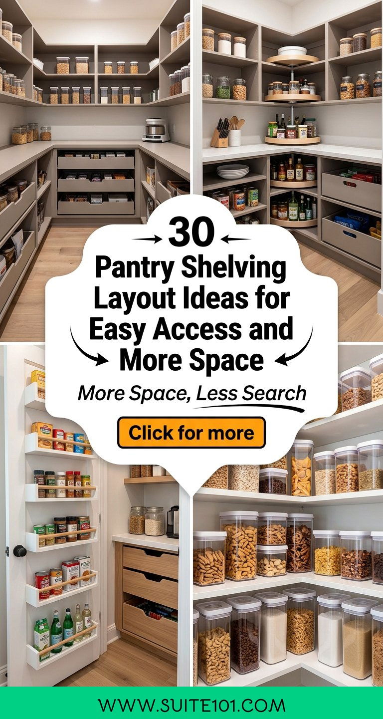 30 Pantry Shelving Layout Ideas for Easy Access and More Space - 30 Pantry Shelving Layout Ideas for Easy Access and More Space