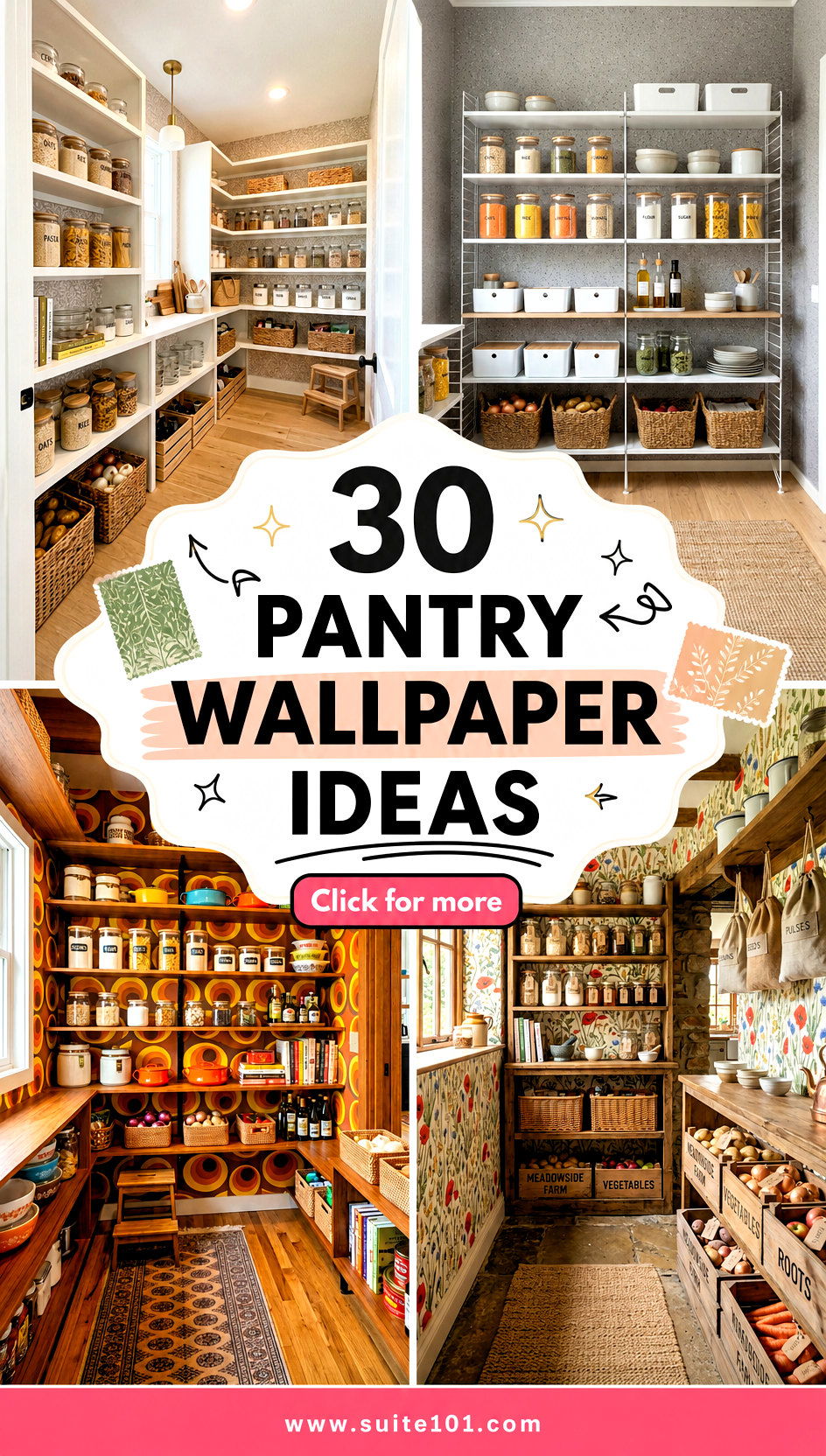 30 Pantry Wallpaper Ideas That Turn Storage Into Style Fast - 30 Pantry Wallpaper Ideas That Turn Storage Into Style Fast