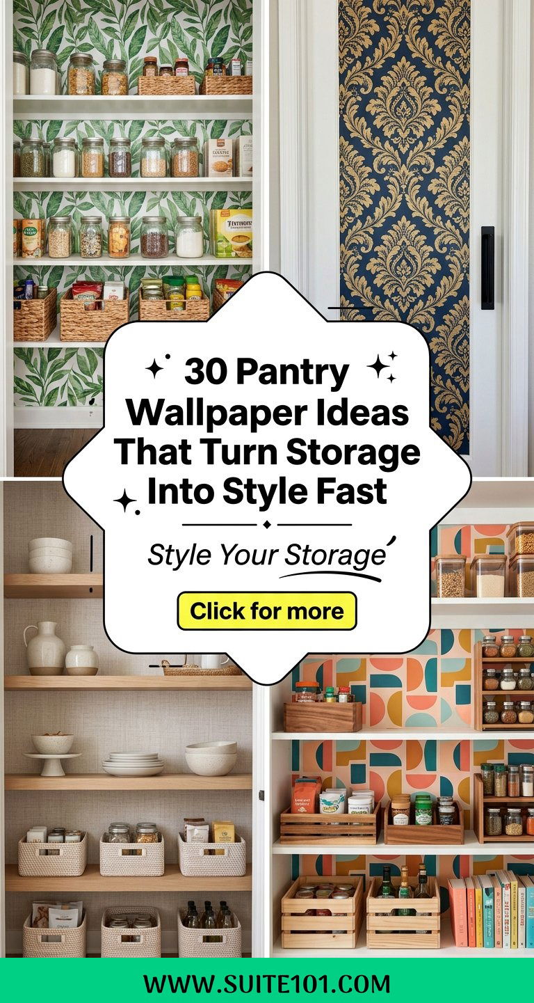 30 Pantry Wallpaper Ideas That Turn Storage Into Style Fast - 30 Pantry Wallpaper Ideas That Turn Storage Into Style Fast