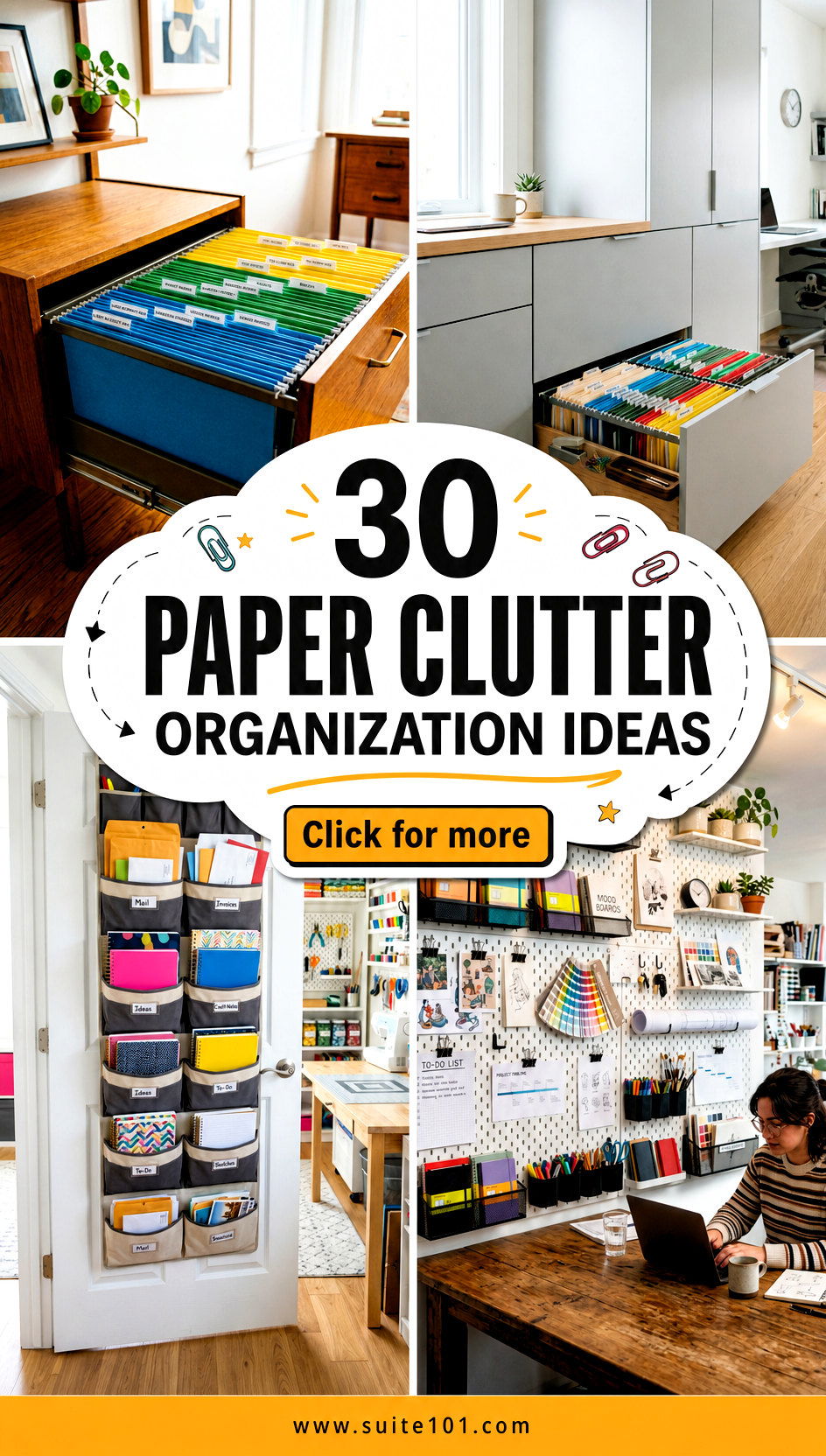 30 Paper Clutter Organization Ideas to Tame Your Messy Desk - 30 Paper Clutter Organization Ideas to Tame Your Messy Desk