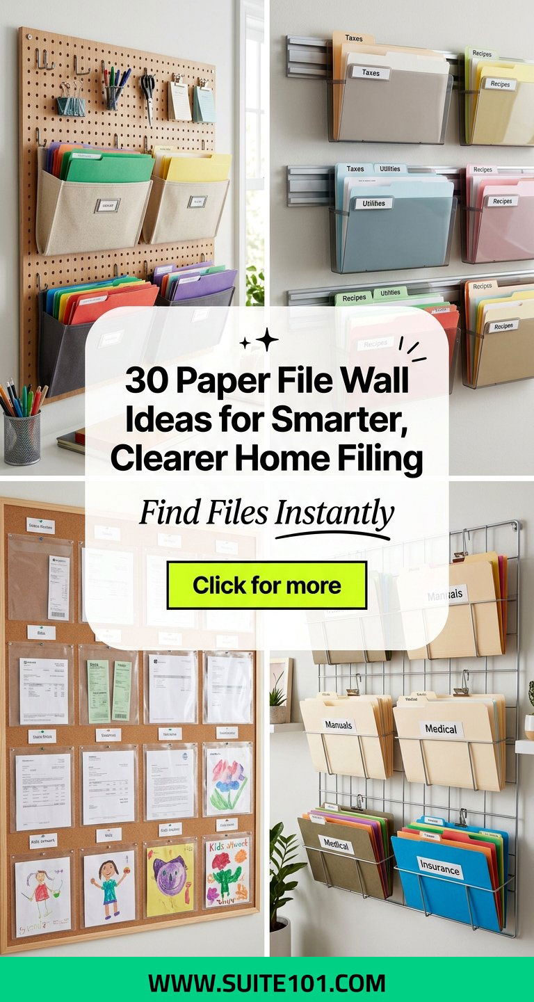 30 Paper File Wall Ideas for Smarter Clearer Home Filing - 30 Paper File Wall Ideas for Smarter, Clearer Home Filing