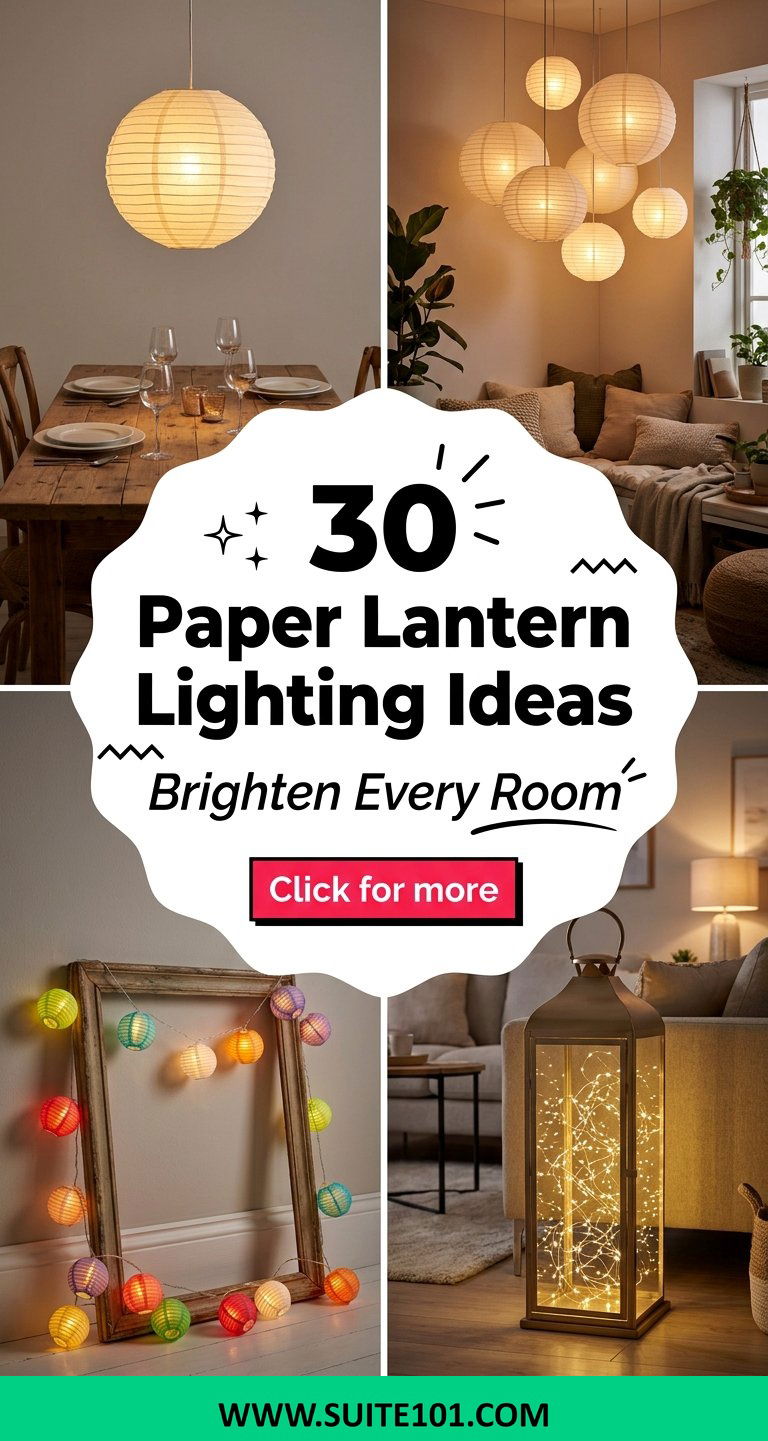 30 Paper Lantern Lighting Ideas to Brighten Every Room Now - 30 Paper Lantern Lighting Ideas to Brighten Every Room Now