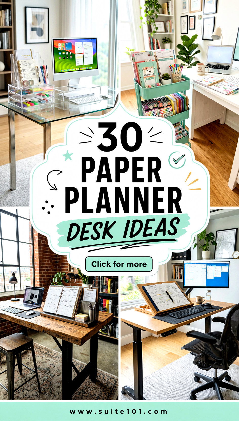 30 Paper Planner Desk Ideas to Stay Organized and Inspired - 30 Paper Planner Desk Ideas to Stay Organized and Inspired