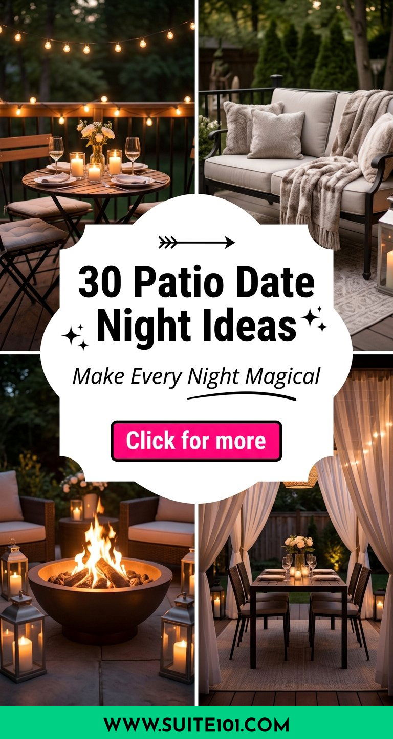 30 Patio Date Night Ideas for the Perfect Outdoor Evening - 30 Patio Date Night Ideas for the Perfect Outdoor Evening