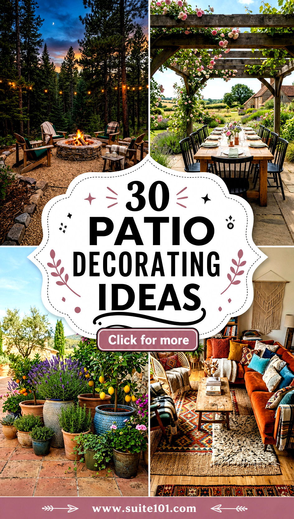 30 Patio Decorating Ideas for a Stylish Outdoor Welcome - 30 Patio Decorating Ideas for a Stylish Outdoor Welcome