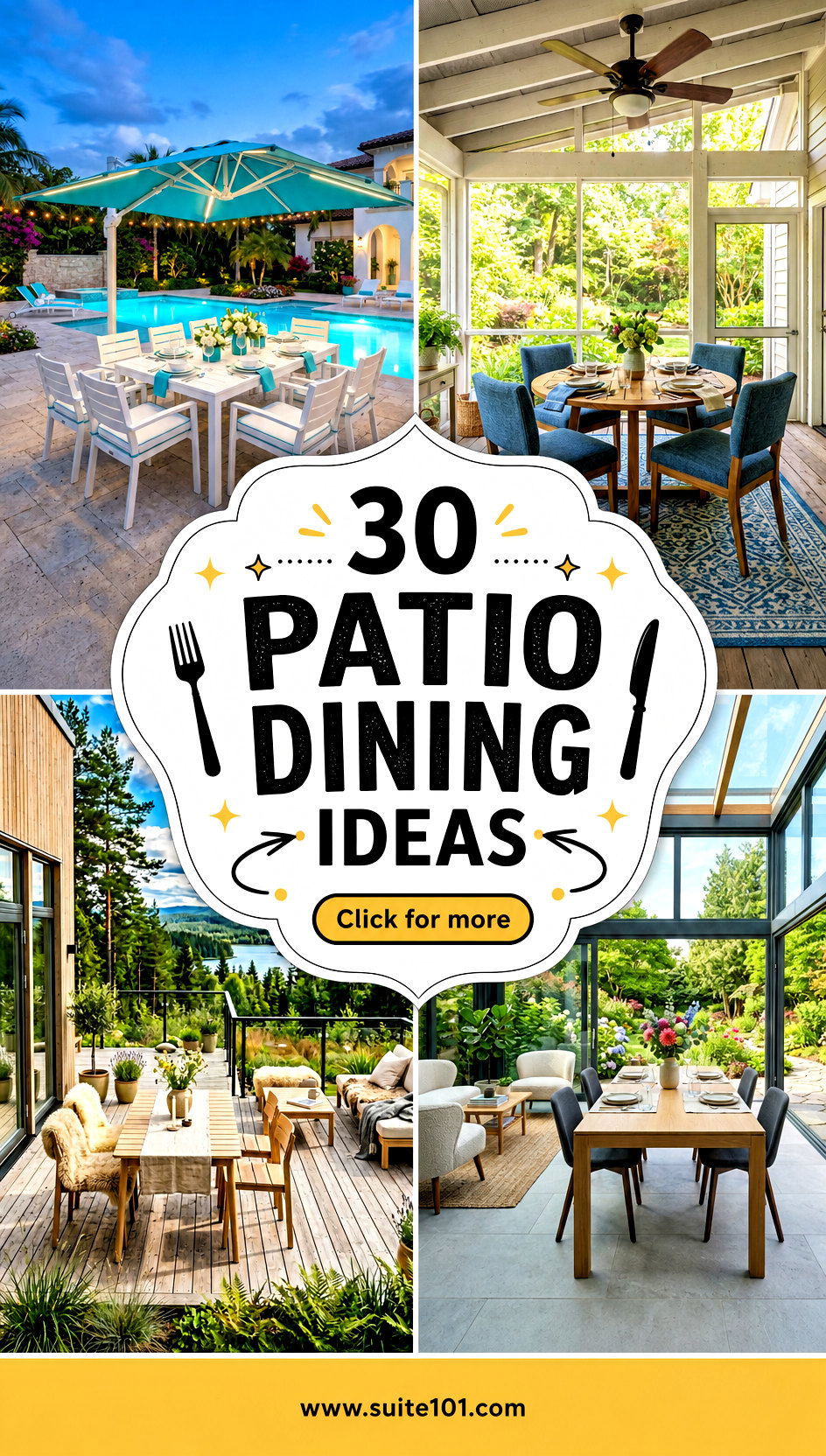 30 Patio Dining Ideas for Beautiful Meals Outdoors with Friends - 30 Patio Dining Ideas for Beautiful Meals Outdoors with Friends