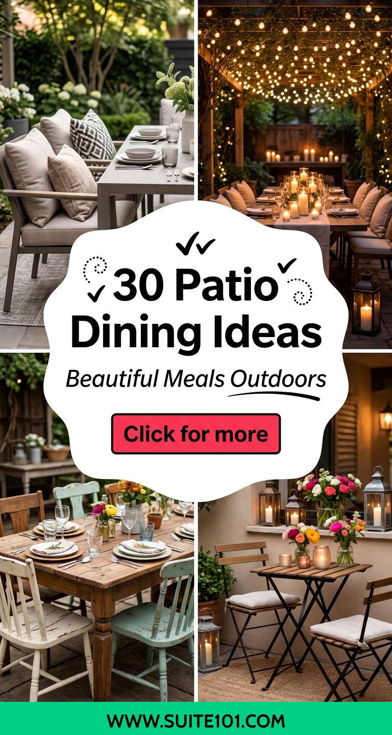 30 Patio Dining Ideas for Beautiful Meals Outdoors with Friends - 30 Patio Dining Ideas for Beautiful Meals Outdoors with Friends