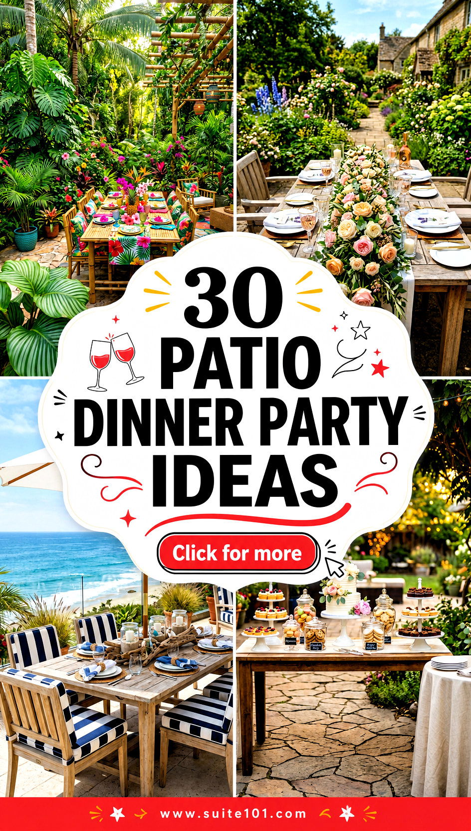30 Patio Dinner Party Ideas for Effortless Entertaining - 30 Patio Dinner Party Ideas for Effortless Entertaining