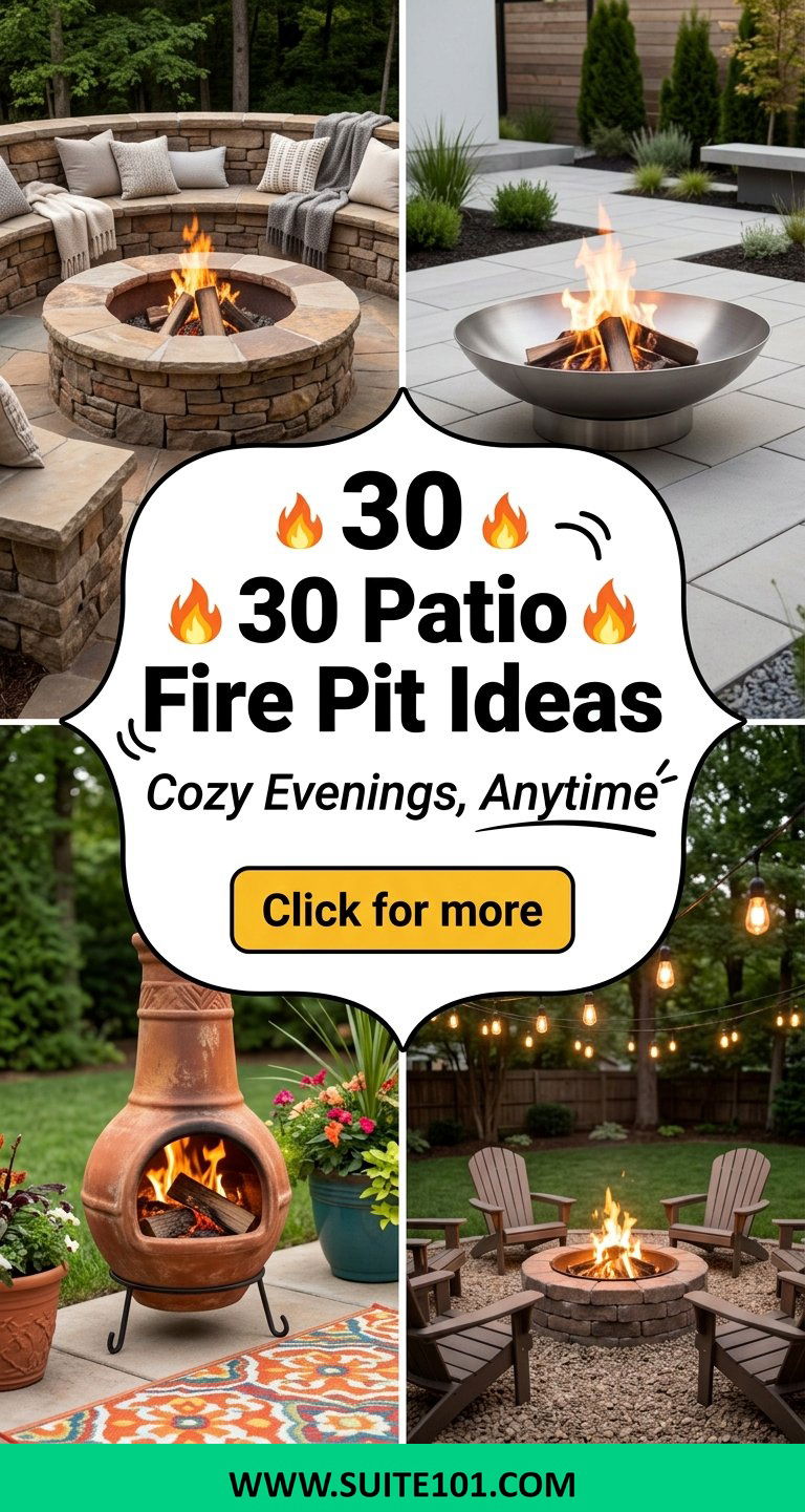 30 Patio Fire Pit Ideas for Cozy Nights Outdoors Every Season - 30 Patio Fire Pit Ideas for Cozy Nights Outdoors Every Season