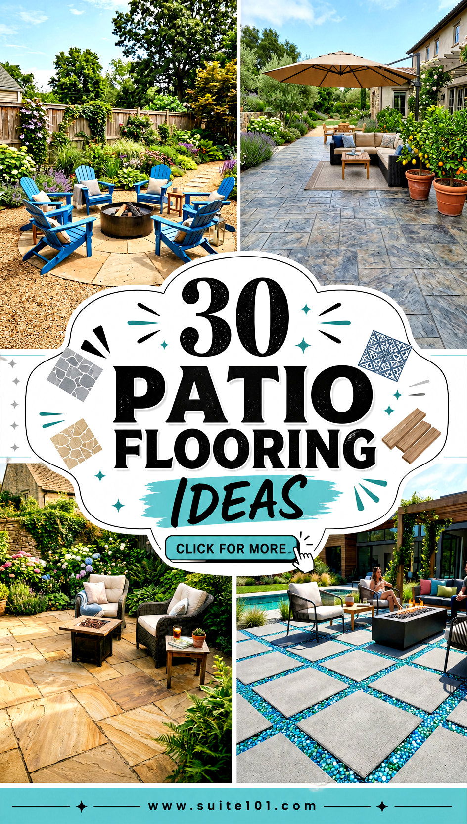 30 Patio Flooring Ideas to Upgrade Your Outdoor Space Fast - 30 Patio Flooring Ideas to Upgrade Your Outdoor Space Fast