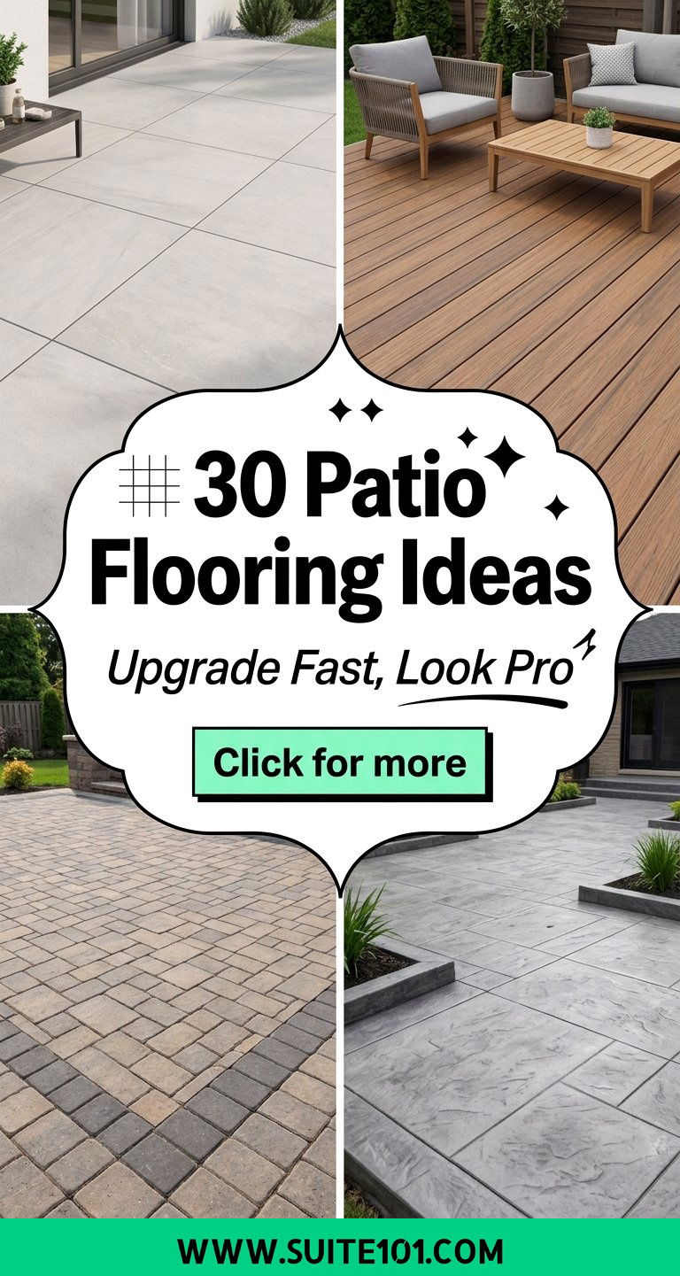 30 Patio Flooring Ideas to Upgrade Your Outdoor Space Fast - 30 Patio Flooring Ideas to Upgrade Your Outdoor Space Fast