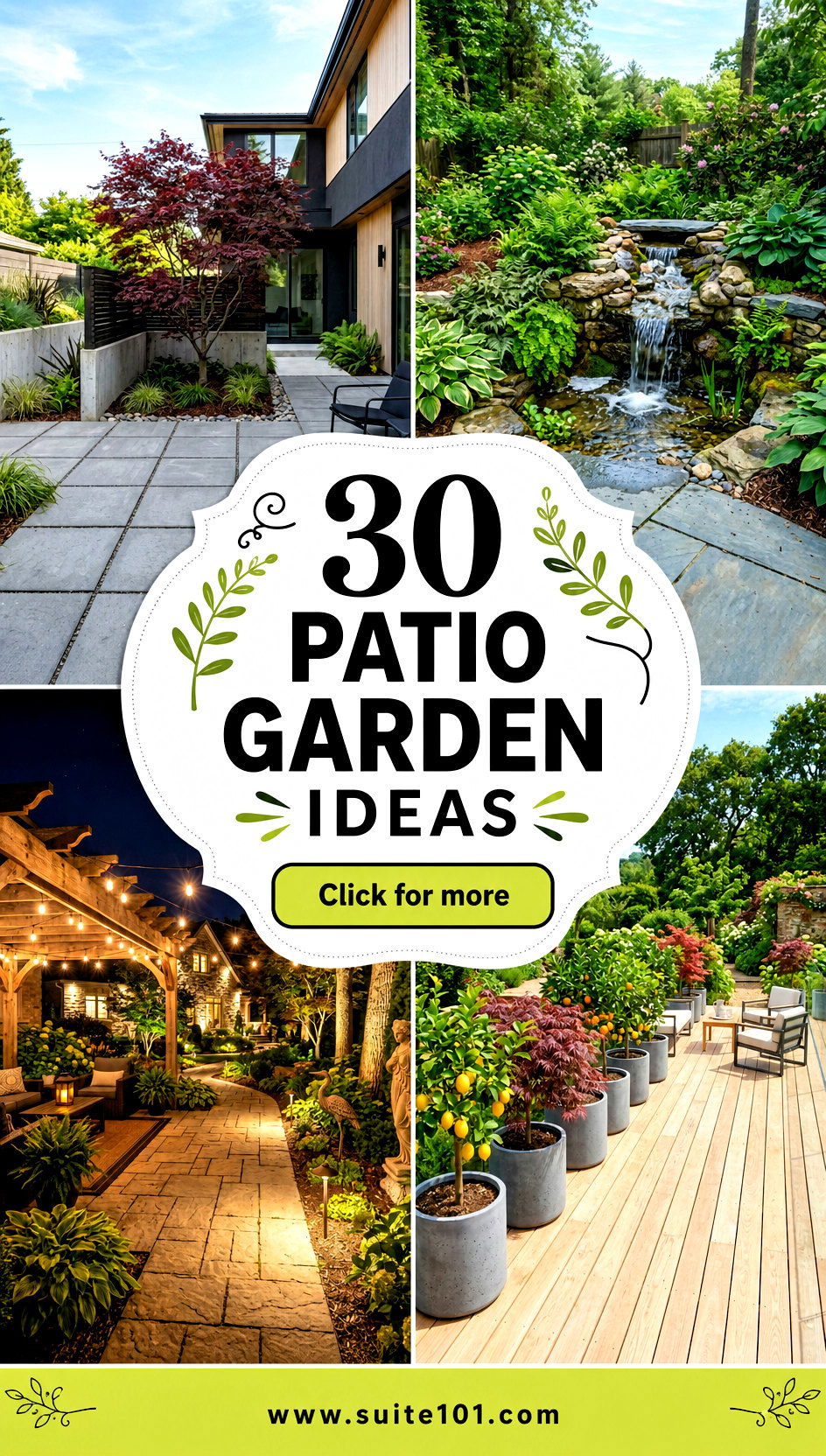 30 Patio Garden Ideas for a Lush Low-Maintenance Outdoor Oasis - 30 Patio Garden Ideas for a Lush, Low-Maintenance Outdoor Oasis