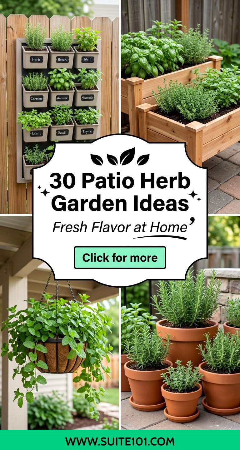 30 Patio Herb Garden Ideas to Grow Fresh Flavor at Home - 30 Patio Herb Garden Ideas to Grow Fresh Flavor at Home