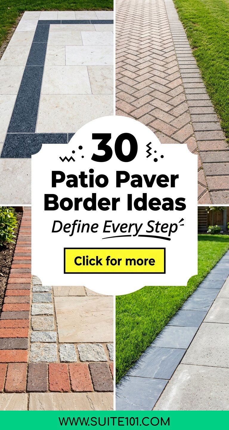 30 Patio Paver Border Ideas for a Clean Custom Edge Look - 30 Patio Paver Border Ideas for a Clean, Custom Edge Look