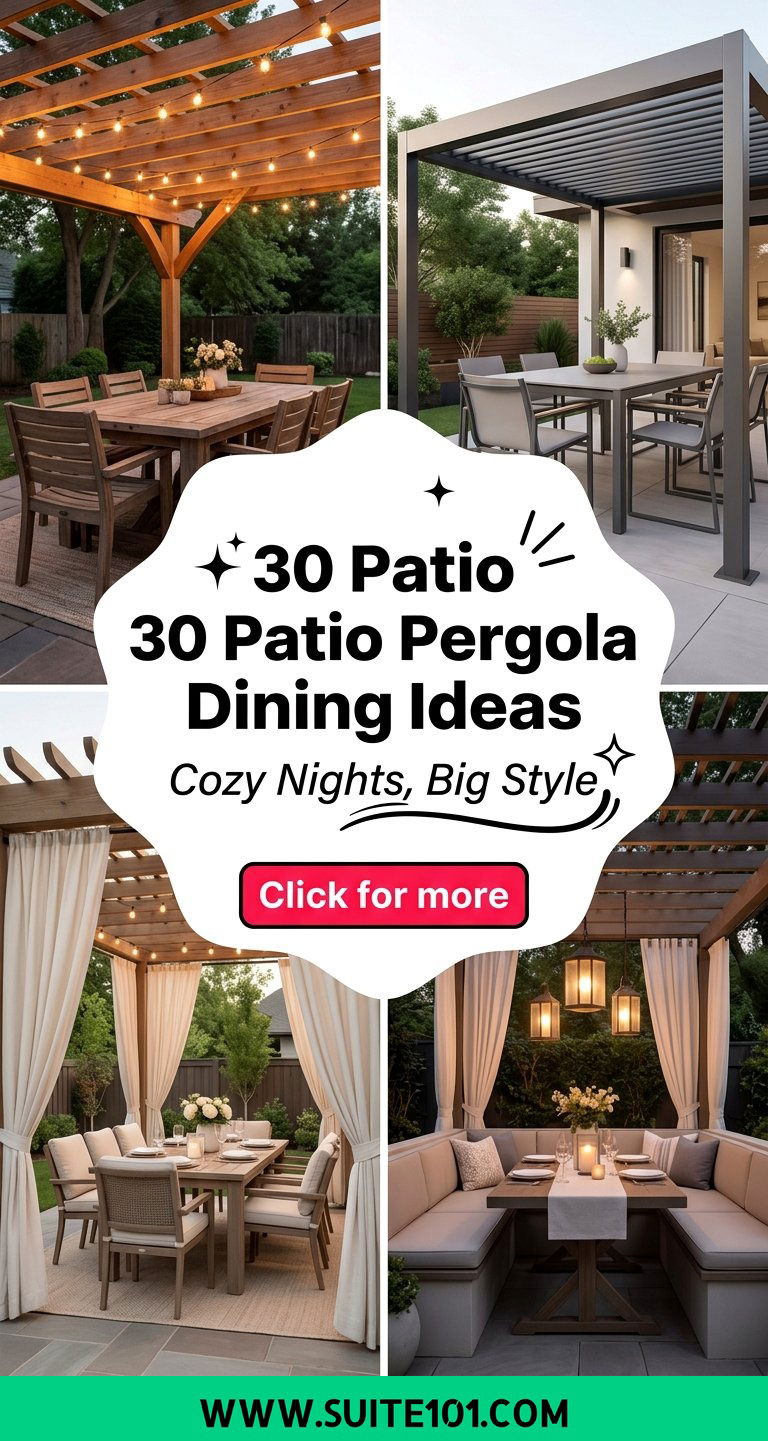 30 Patio Pergola Dining Ideas for Cozy Nights and Style - 30 Patio Pergola Dining Ideas for Cozy Nights and Style