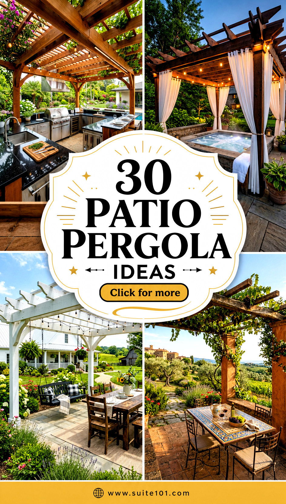 30 Patio Pergola Ideas to Upgrade Shade and Outdoor Style - 30 Patio Pergola Ideas to Upgrade Shade and Outdoor Style