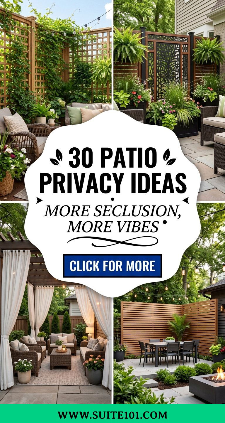 30 Patio Privacy Ideas for More Seclusion and Better Vibes - 30 Patio Privacy Ideas for More Seclusion and Better Vibes