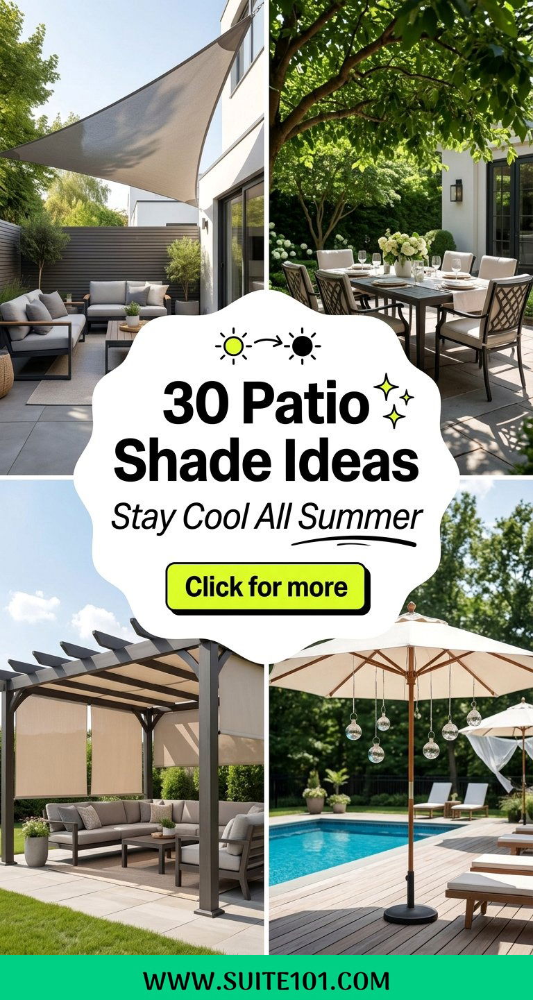 30 Patio Shade Ideas to Stay Cool in Every Season All Summer - 30 Patio Shade Ideas to Stay Cool in Every Season All Summer