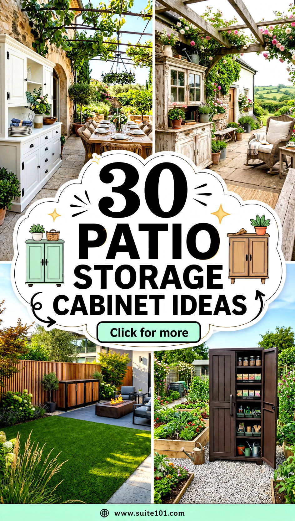 30 Patio Storage Cabinet Ideas to Tidy Up Your Outdoor Space - 30 Patio Storage Cabinet Ideas to Tidy Up Your Outdoor Space