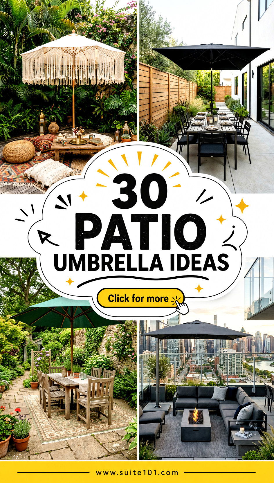 30 Patio Umbrella Ideas to Keep Shade Stylish and Fresh - 30 Patio Umbrella Ideas to Keep Shade Stylish and Fresh