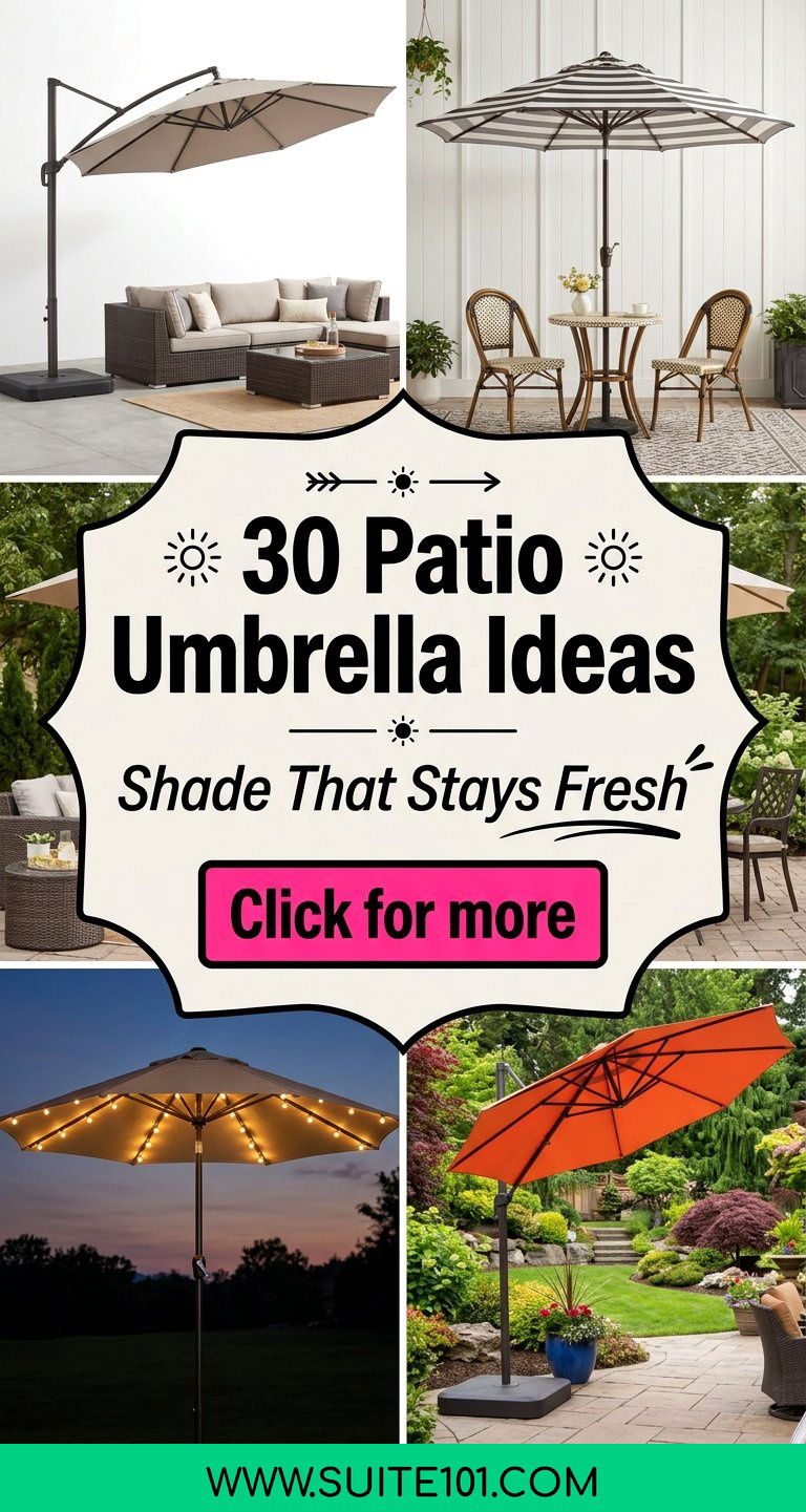 30 Patio Umbrella Ideas to Keep Shade Stylish and Fresh - 30 Patio Umbrella Ideas to Keep Shade Stylish and Fresh