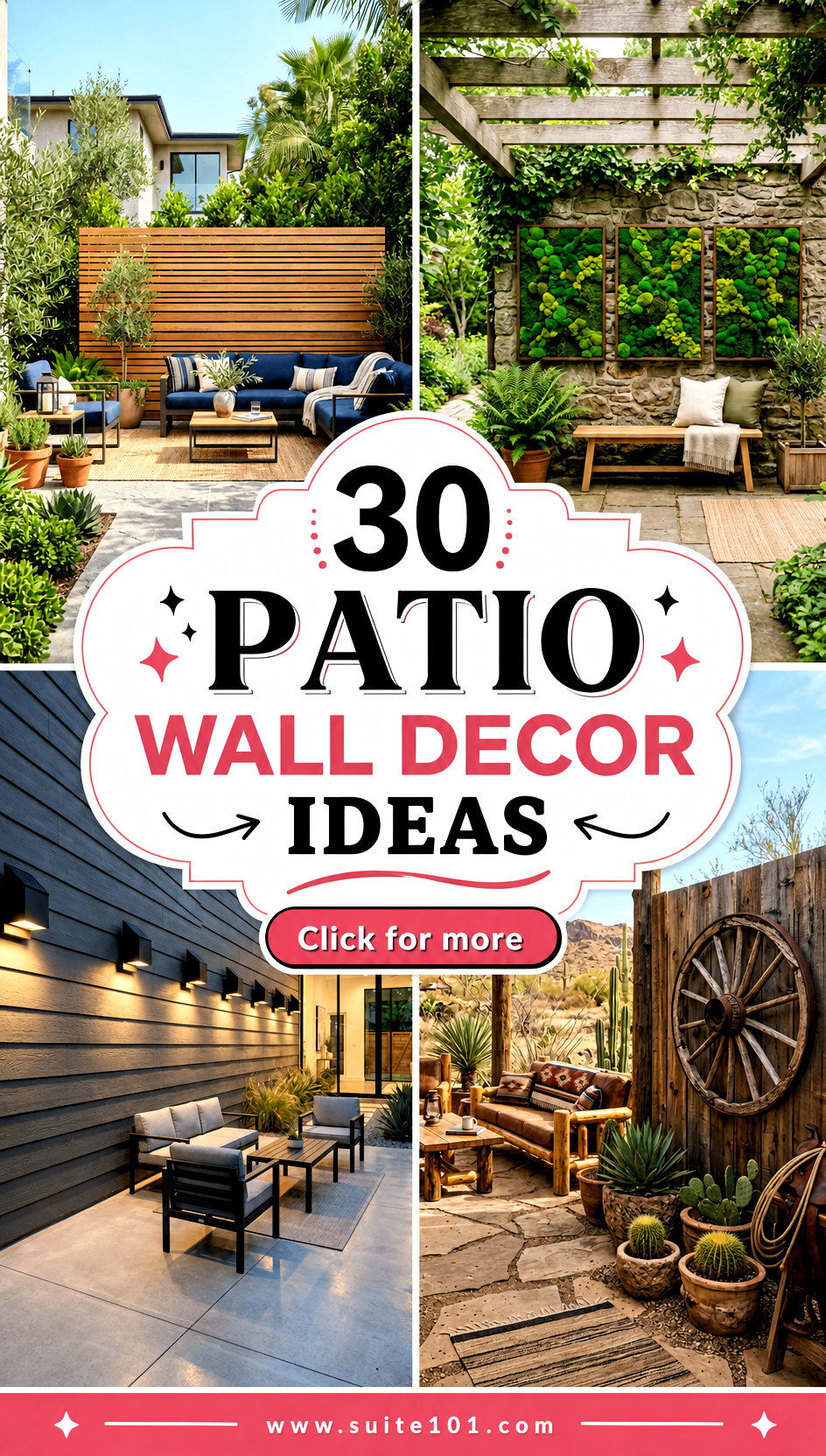 30 Patio Wall Decor Ideas for an Insta-Worthy Backyard Glow - 30 Patio Wall Decor Ideas for an Insta-Worthy Backyard Glow