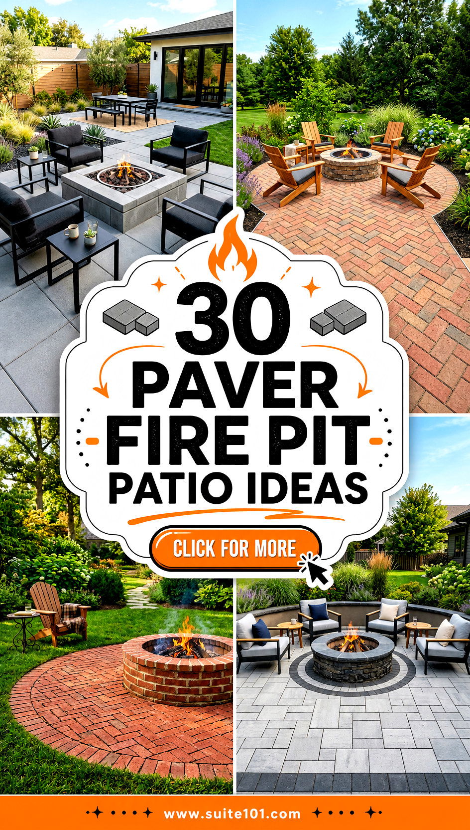 30 Paver Fire Pit Patio Ideas for Cozy Nights with Friends - 30 Paver Fire Pit Patio Ideas for Cozy Nights with Friends
