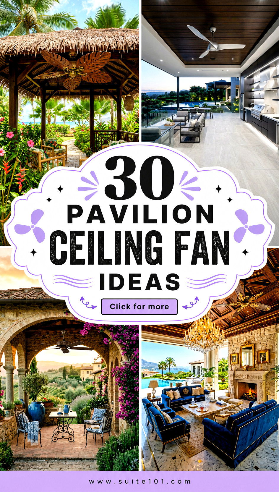 30 Pavilion Ceiling Fan Ideas for Cooler Breezy Comfort - 30 Pavilion Ceiling Fan Ideas for Cooler Breezy Comfort