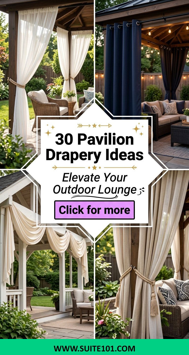 30 Pavilion Drapery Ideas to Transform Your Outdoor Space - 30 Pavilion Drapery Ideas to Transform Your Outdoor Space