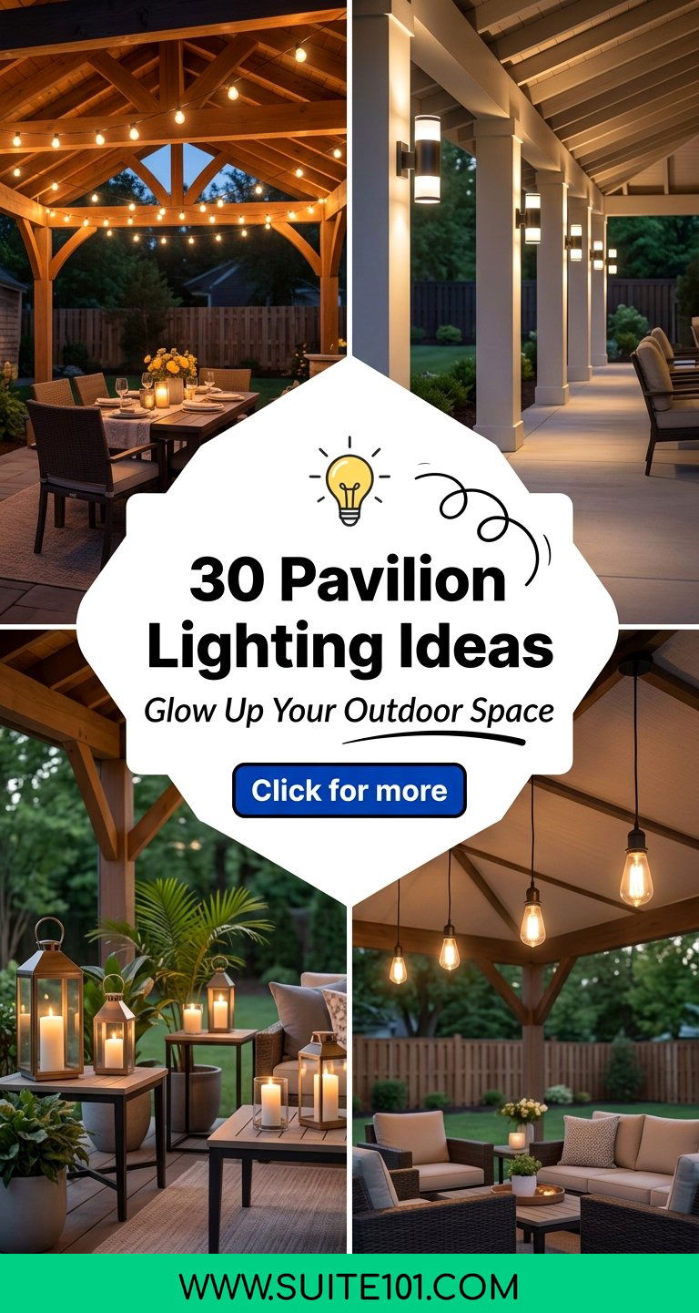30 Pavilion Lighting Ideas to Glow Up Your Outdoor Living Space - 30 Pavilion Lighting Ideas to Glow Up Your Outdoor Living Space