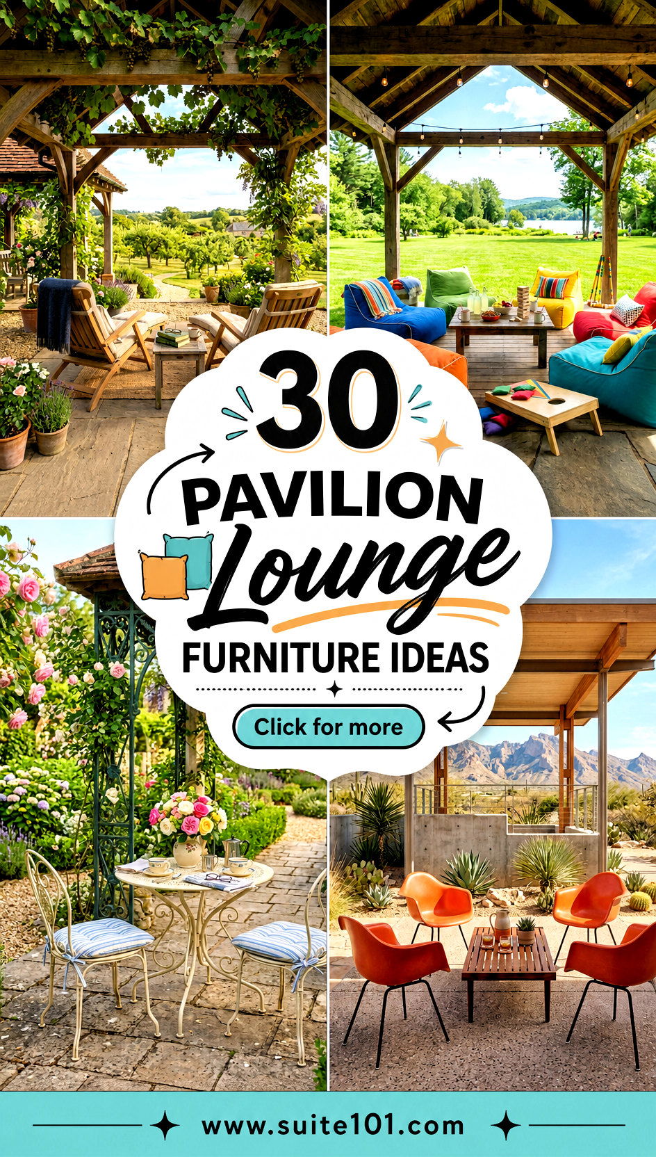 30 Pavilion Lounge Furniture Ideas for Outdoor Relaxation - 30 Pavilion Lounge Furniture Ideas for Outdoor Relaxation