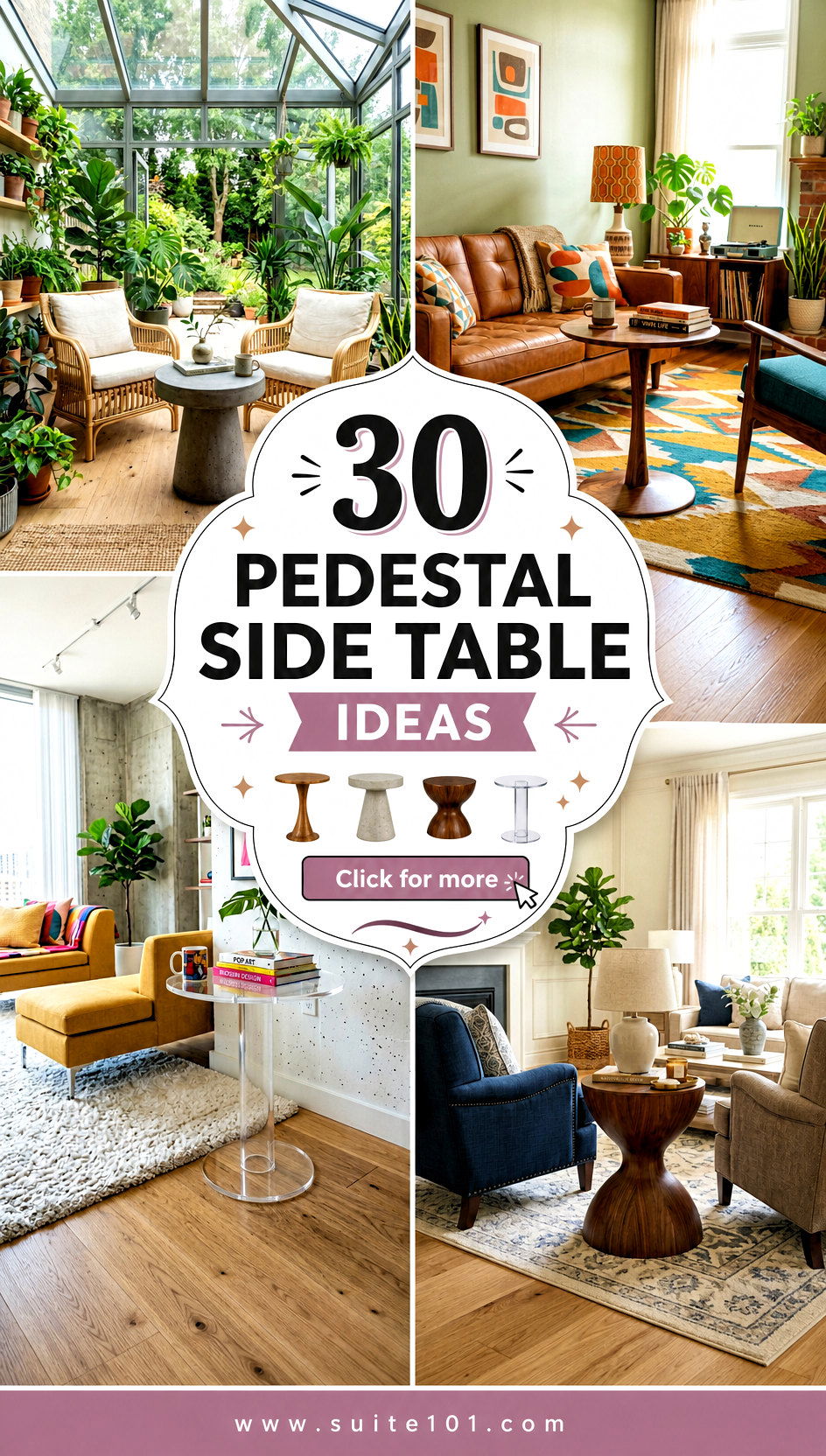 30 Pedestal Side Table Ideas to Elevate Every Corner Instantly - 30 Pedestal Side Table Ideas to Elevate Every Corner Instantly