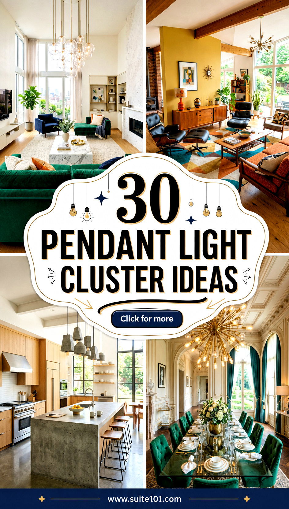 30 Pendant Light Cluster Ideas for Bold Lighting That Wows - 30 Pendant Light Cluster Ideas for Bold Lighting That Wows