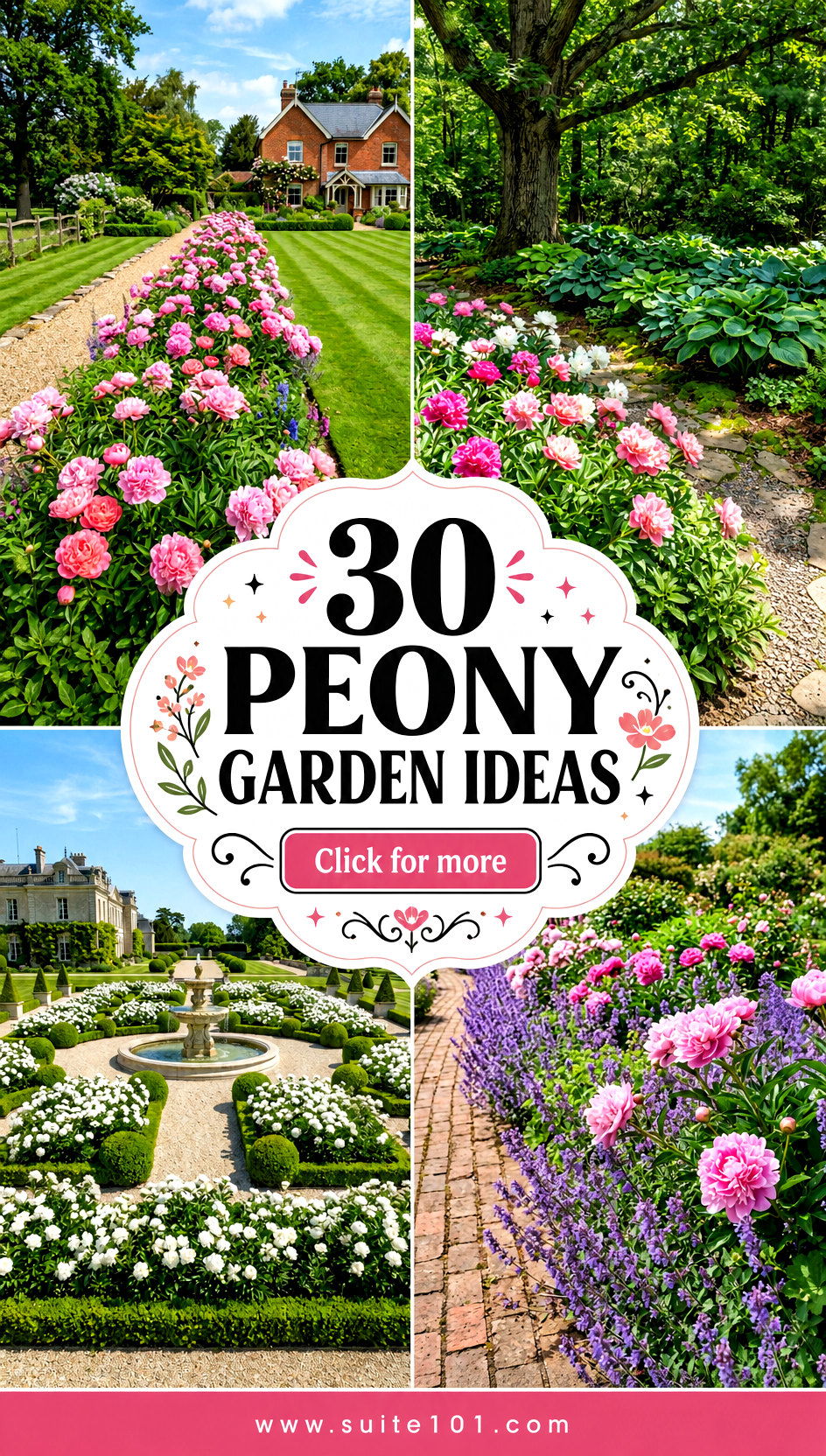 30 Peony Garden Ideas for Colorful Blooms All Season Long - 30 Peony Garden Ideas for Colorful Blooms All Season Long