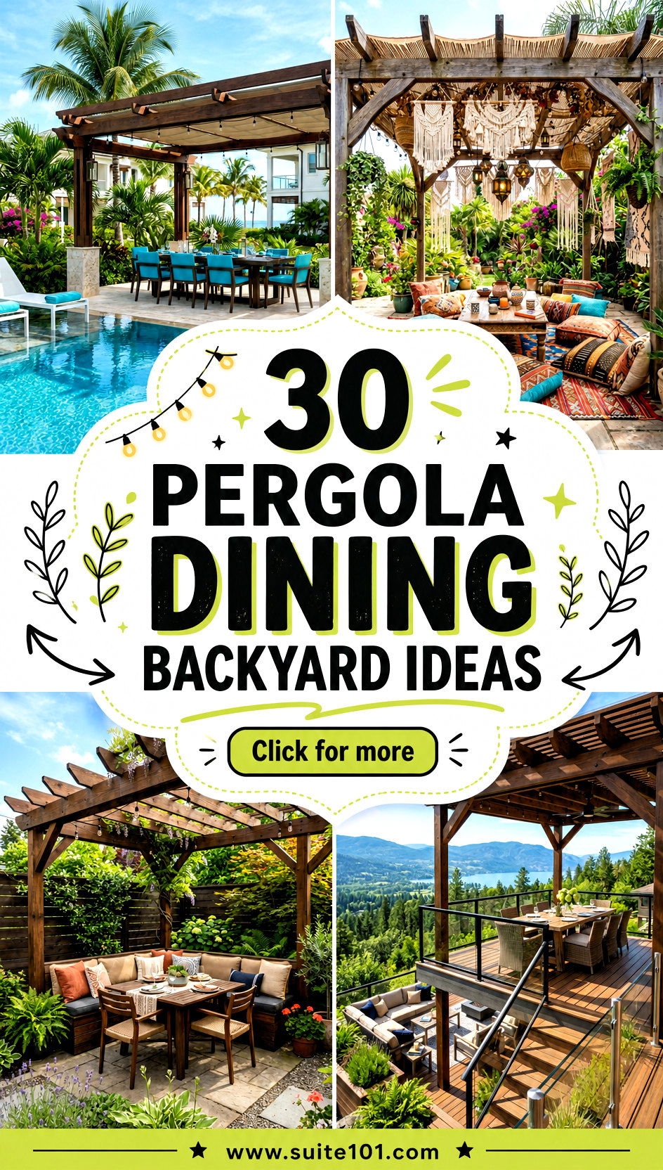 30 Pergola Dining Backyard Ideas for Outdoor Dinner Nights - 30 Pergola Dining Backyard Ideas for Outdoor Dinner Nights