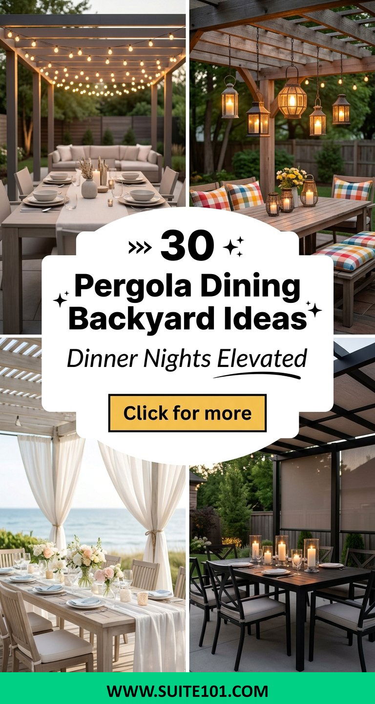 30 Pergola Dining Backyard Ideas for Outdoor Dinner Nights - 30 Pergola Dining Backyard Ideas for Outdoor Dinner Nights