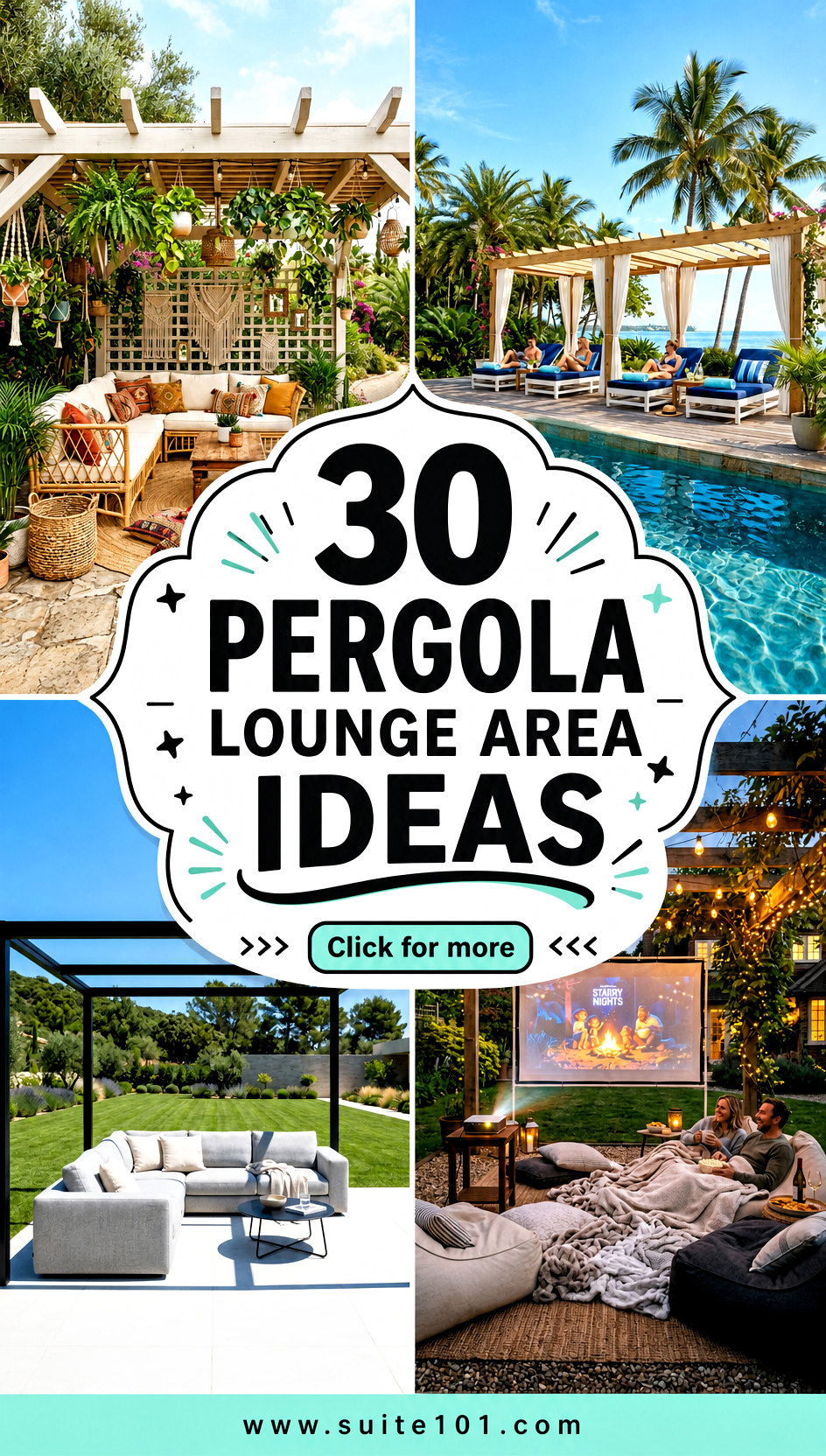 30 Pergola Lounge Area Ideas for Relaxing Outdoor Comfort - 30 Pergola Lounge Area Ideas for Relaxing Outdoor Comfort