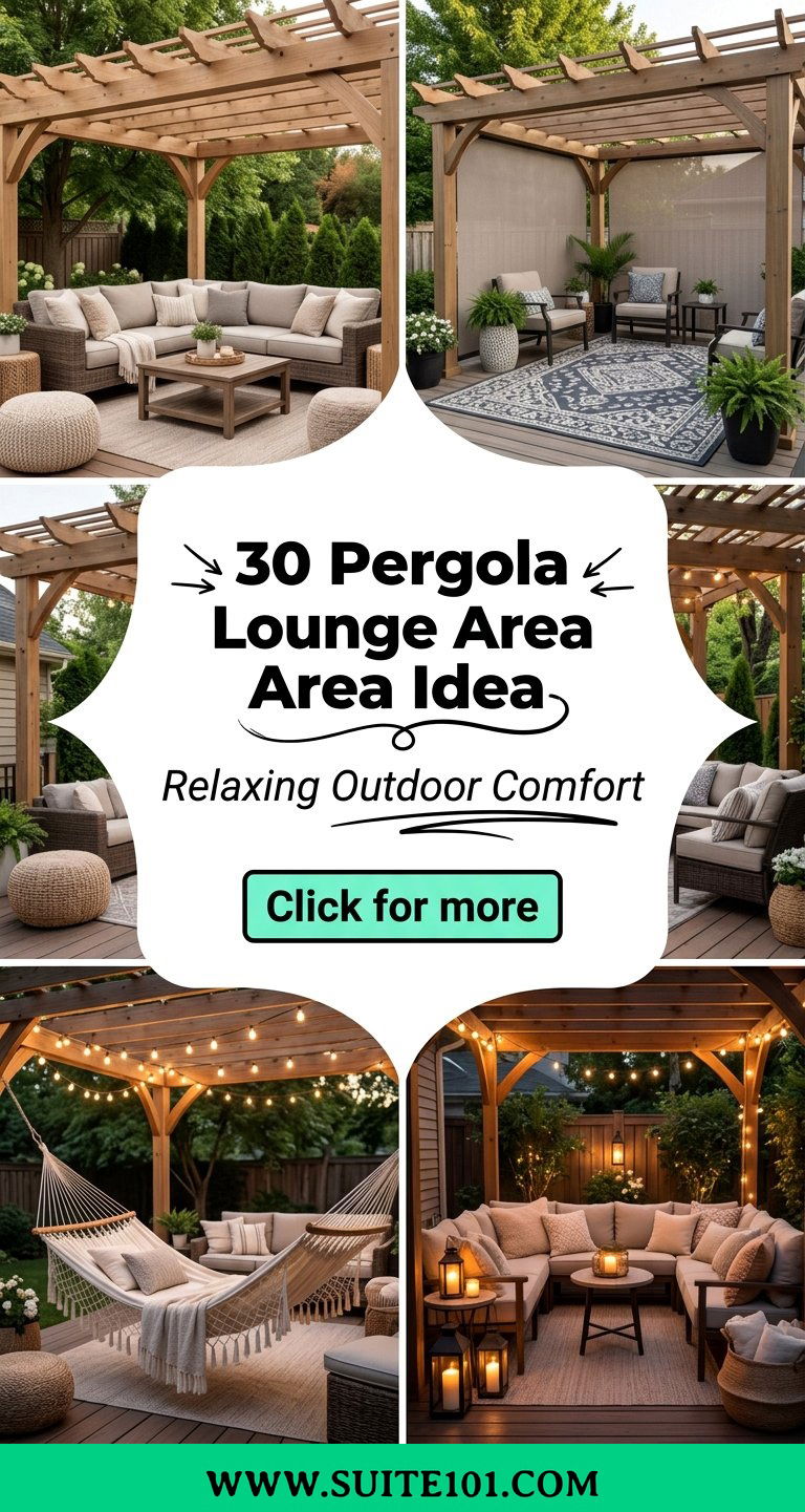30 Pergola Lounge Area Ideas for Relaxing Outdoor Comfort - 30 Pergola Lounge Area Ideas for Relaxing Outdoor Comfort