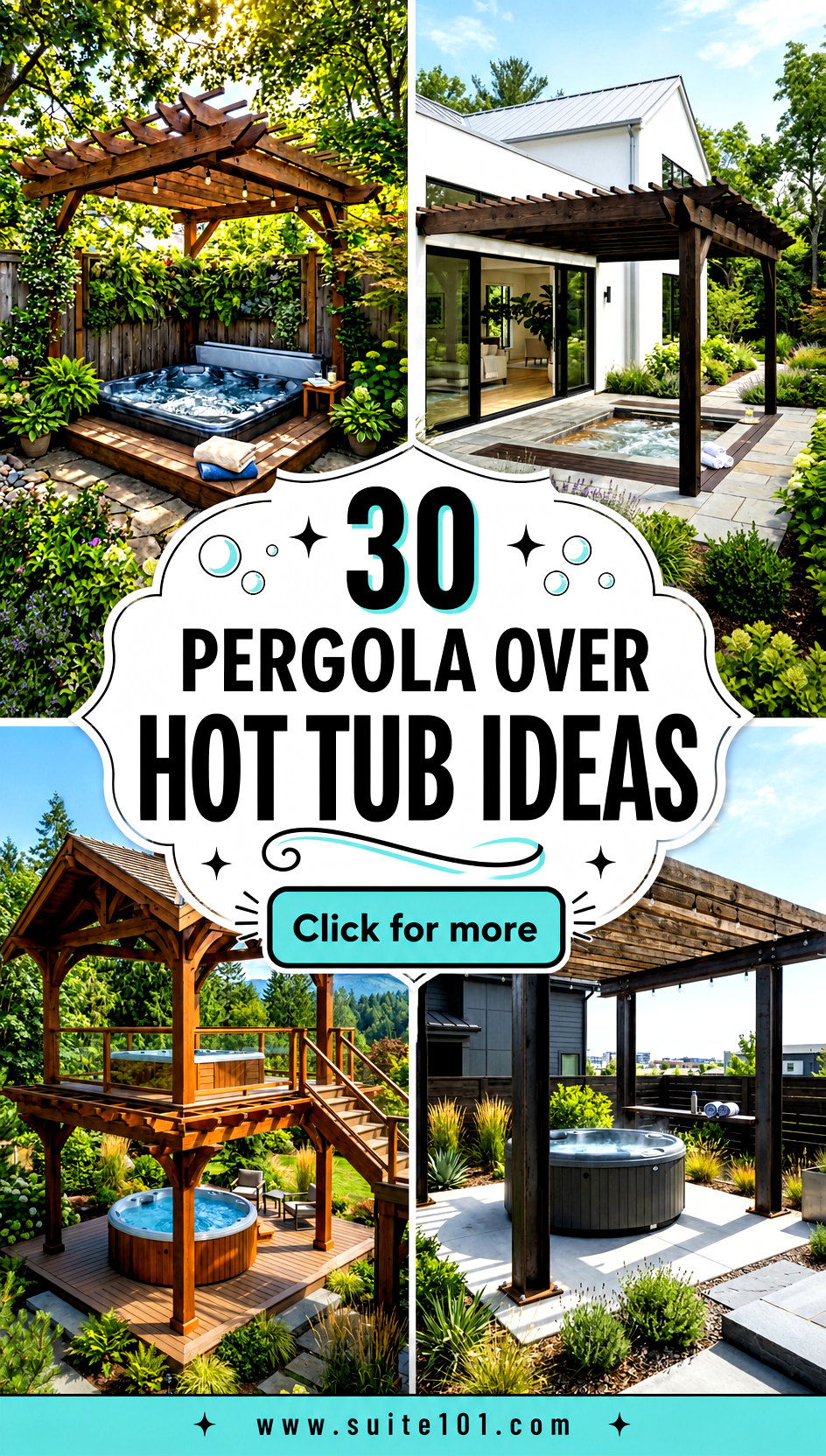 30 Pergola Over Hot Tub Ideas for a Spa-Like Backyard Retreat - 30 Pergola Over Hot Tub Ideas for a Spa-Like Backyard Retreat