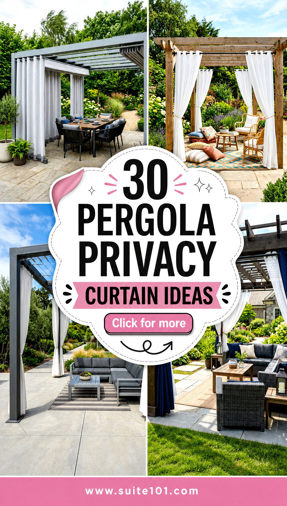 30 Pergola Privacy Curtain Ideas for Cozy Outdoor Evenings - 30 Pergola Privacy Curtain Ideas for Cozy Outdoor Evenings