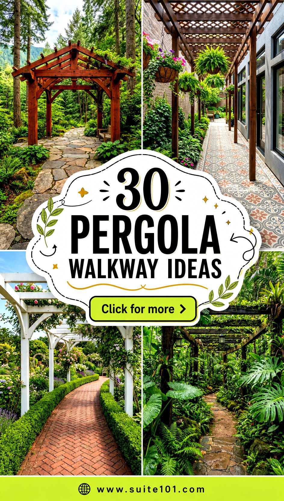 30 Pergola Walkway Ideas to Create a Gorgeous Garden Path - 30 Pergola Walkway Ideas to Create a Gorgeous Garden Path