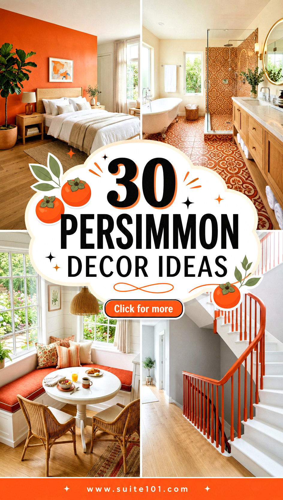 30 Persimmon Decor Ideas to Brighten Every Room Instantly - 30 Persimmon Decor Ideas to Brighten Every Room Instantly