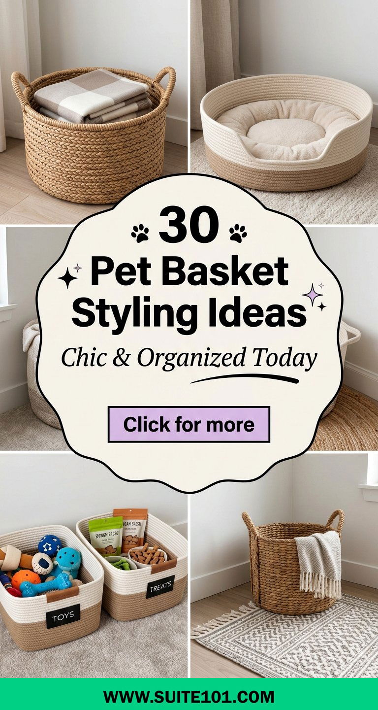 30 Pet Basket Styling Ideas That Look Chic and Organized Today - 30 Pet Basket Styling Ideas That Look Chic and Organized Today